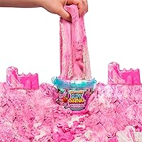 Strawberry SLIMYGLOOP Slimy Sand 1.5 lb. Bucket – Neon Pink & White Scented SlimySand Bucket for Kids Ages 3+