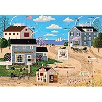Buffalo Games - Charles Wysocki - Nantucket Breeze - 500 Piece Jigsaw Puzzle for Adults Challenging Puzzle Perfect for Game Nights - 500 Piece Finished Size is 21.25 x 15.00