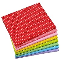 Mini Polka Dot Fat Quarters Quilting Fabric Bundles, Cotton Fabric for Sewing Crafting,18 x22 inches,(Mini Polka Dot)