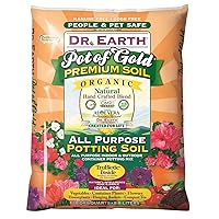 Dr. Earth Gold Premium Potting Soil, 8 Quart, Natural