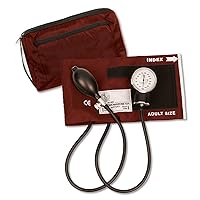 Prestige Medical - 882-BUR Sphygmomanometer with Color Coordinated Carrying Case, Burgundy