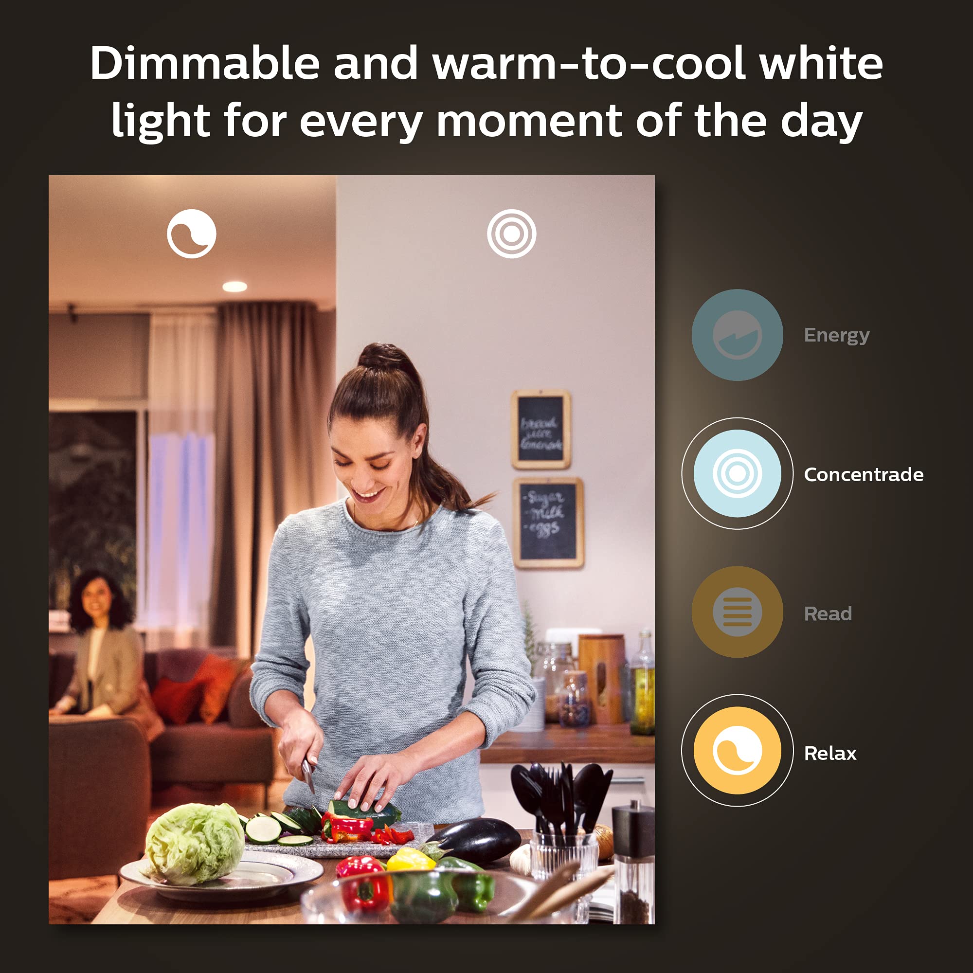 Philips Hue White and Color Ambiance Smart Light Starter Kit, Includes (2) 60W A19 Smart Bulbs with Hue Bridge, Compatible with Alexa, Apple HomeKit and Google Assistant