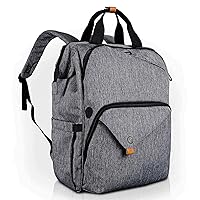 Hap Tim Travel Backpack for Women Airline Approved, Womens backpack for work, Teacher backpack, Laptop Backpack(7651-G), 15.6 inches, Grey