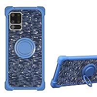 NUU B10 Case Compatible for NUU Mobile B10 Phone Case Cover Magnetic Car Mount 360° Kickstand Holder Blue