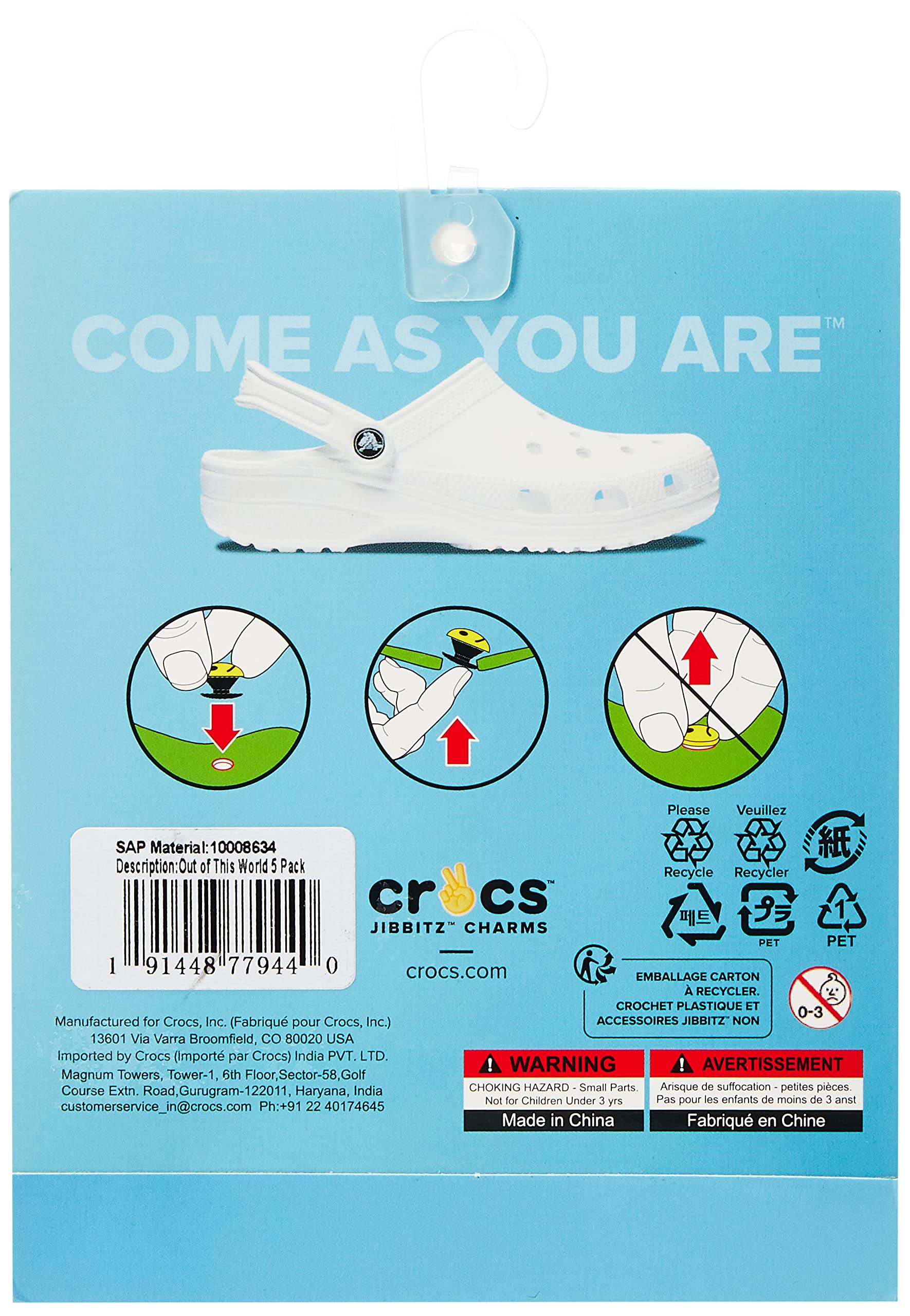 Mua Crocs Jibbitz 5-Pack Alien Shoe Charms | Jibbitz for Crocs trên Amazon  Mỹ chính hãng 2023 | Giaonhan247
