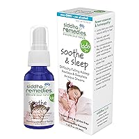 Siddha Remedies Sooth & Sleep for Kids | Sleep Aid for Kids - Treats Difficulty Letting Go, Falling Asleep, Bad Dreams, Restlessness, Nightmares | Homeopathic Non GMO - Free of Alcohol, Sugar, Gluten