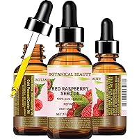 Red Raspberry Seed Oil. 100% Pure Natural Undiluted Refined Cold Pressed Carrier Oil. 2 Fl.oz.- 60 ml. for Face, Skin, Hair, Lips and Nails