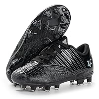 Kids Soccer Cleats Boys Girls Soccer Shoes Outdoor Firm Ground Youth Football Cleats (Little Kid/Big Kid)
