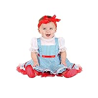 Princess Paradise baby girls The Wizard of Oz Dorothy Newborn Deluxe Costume, Blue, 0 to 3 Months US