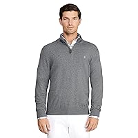 Men's Premium Essentials Quarter Zip Solid 12 Gauge Sweater
