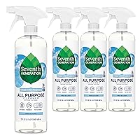 All Purpose Cleaner, Biodegradable Formula, Free & Clear, 23 oz (Pack of 4)