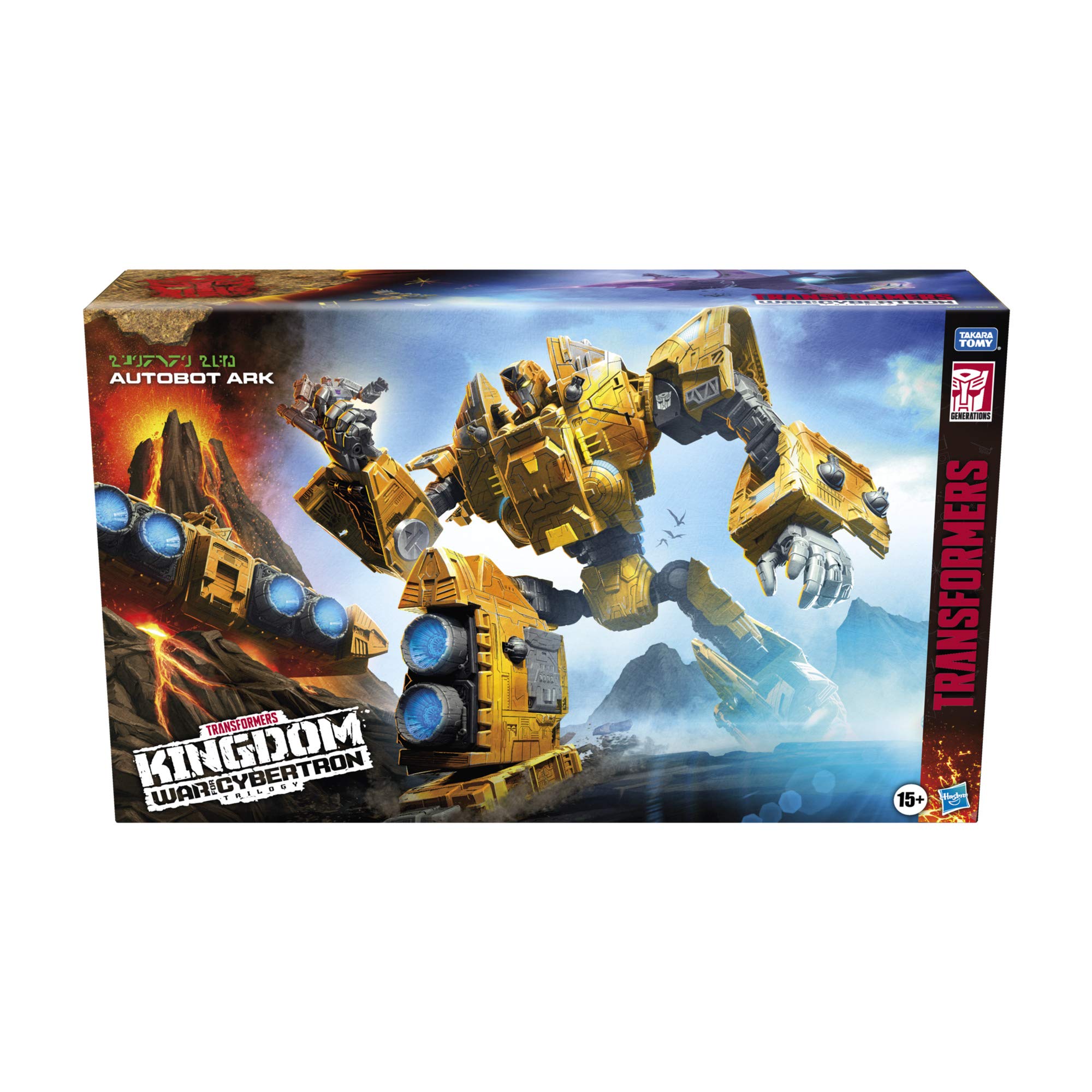 Transformers Toys Generations War for Cybertron: Kingdom Titan WFC-K30 Autobot Ark Action Figure - Kids Ages 15 and Up, 19-inch