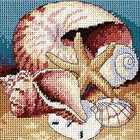 Wilton Dimensions Needlecrafts Needlepoint, Shell Collage, by The Yard