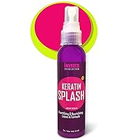Keratin Splash Leave-In Formula is a Miracle Serum Fast, Simple, and ideal Solution for Protecting & Softening, Eliminating Frizz. contains Keratin, Collagen & Natural Moroccan Argan oil (2oz (60ml))