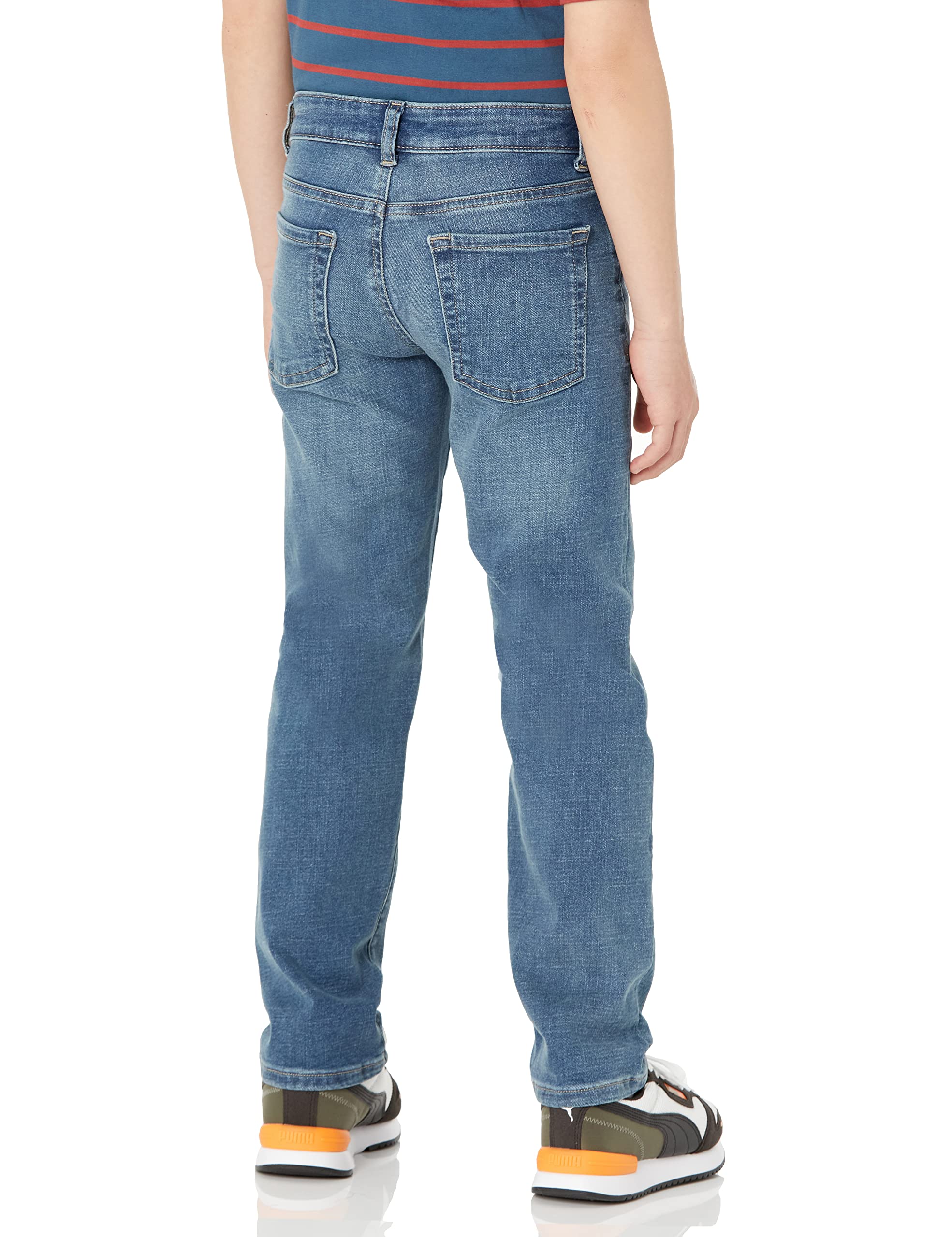 Amazon Essentials Boys' Regular Straight-Fit Jeans