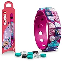 LEGO DOTS Unicorns Forever Bracelet 41802 DIY Kit for Kids, Boys, and Girls Ages 8+ (37 Pieces)