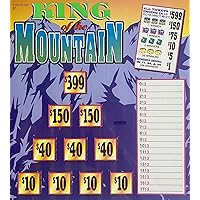 King of The Mountain $599 Bingo Pull Tabs, Seal Card Elimination Game