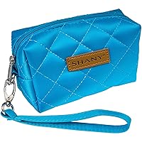 SHANY Limited Edition Travel Makeup Bag Cosmetics Tote Bag Make Up Organizer Women Purse for Toiletries, Ocean Blue