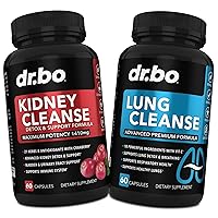 DR. BO Kidney Cleanse & Lung Support Pills - Premium Herbal Formulas to Support Kidney & Lung Health