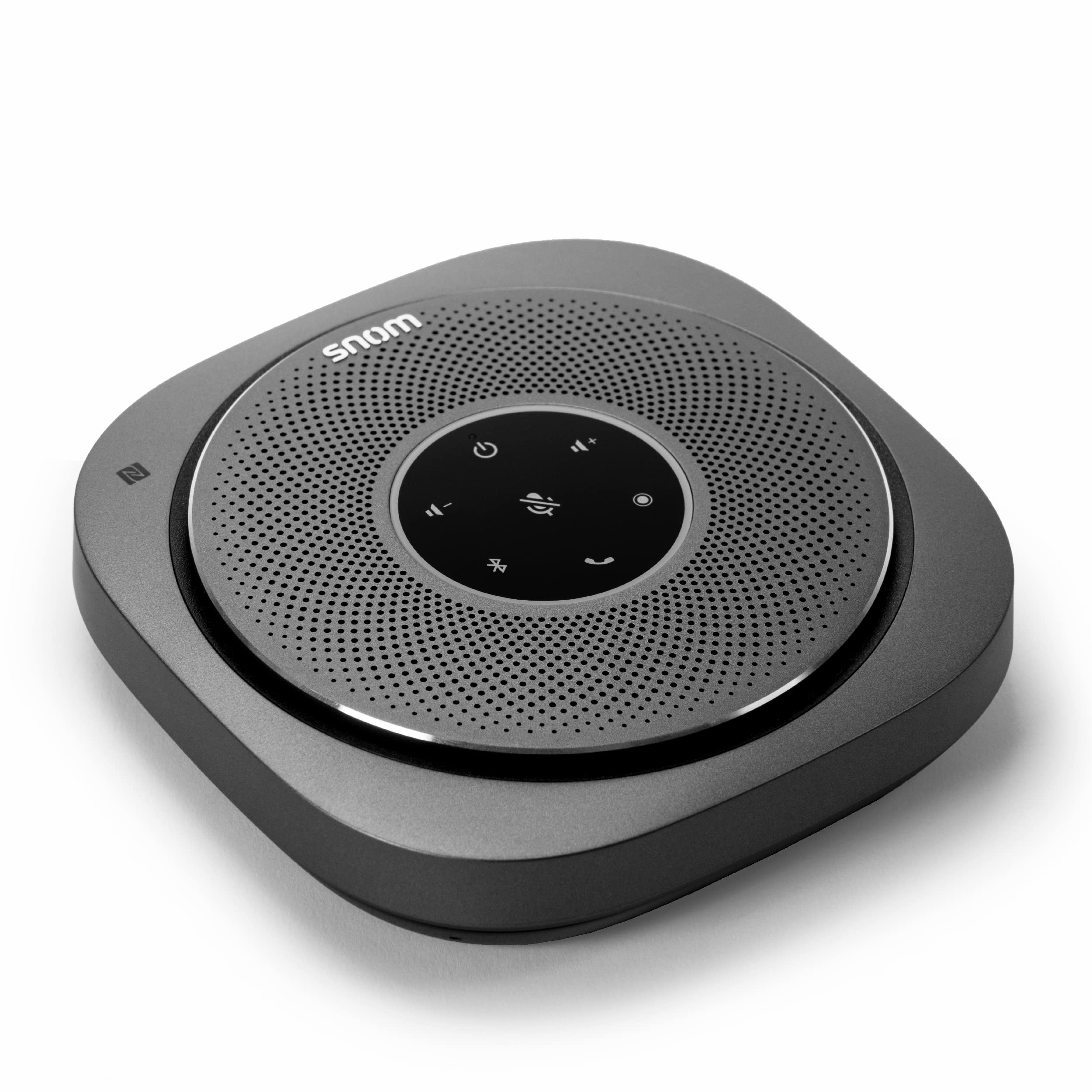 Snom C300 Bluetooth 5.0 Conference Speakerphone with 6 Mics, 24 hrs Call Time, App Controlled, USB C, Home Office & Small Business, Black