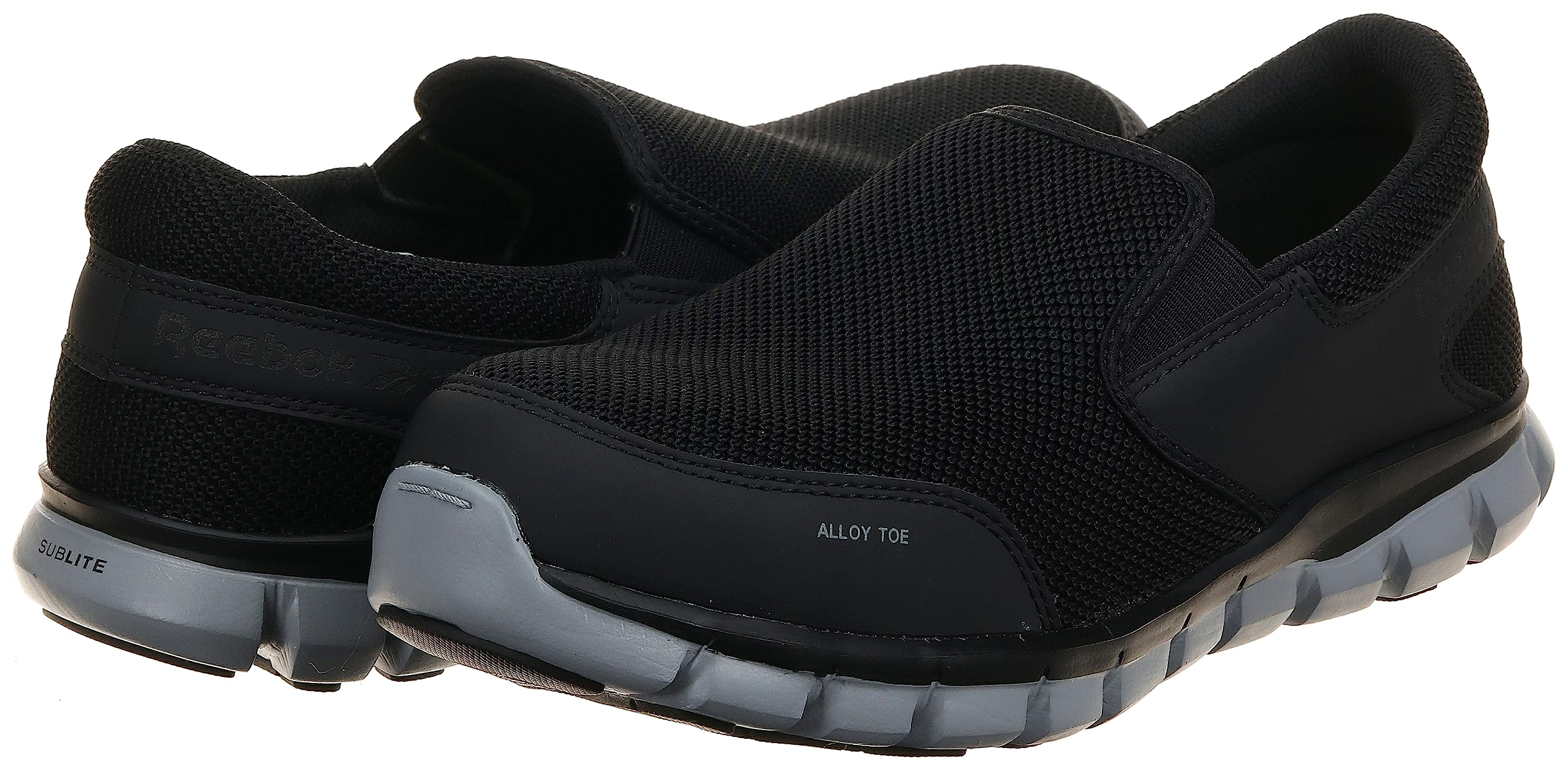 Reebok Men's Sublite Cushion Work Safety Toe Athletic Slip-on Industrial & Construction Shoe