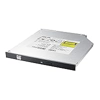 ASUS SDRW-08U1MT 9.5mm Ultra Slim Internal DVD Writer with M-DISC Support for Lifetime Data Backup (SDRW-08U1MT/BLK/B/GEN)