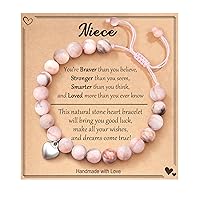 5th 8th College High School Graduation Day Gifts for Girls Natural Stone Bracelet to Girls Women Gifts for Sister Friend Daughter Granddaughter Niece