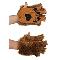 elope Adult Brown Fingerless Paws Standard