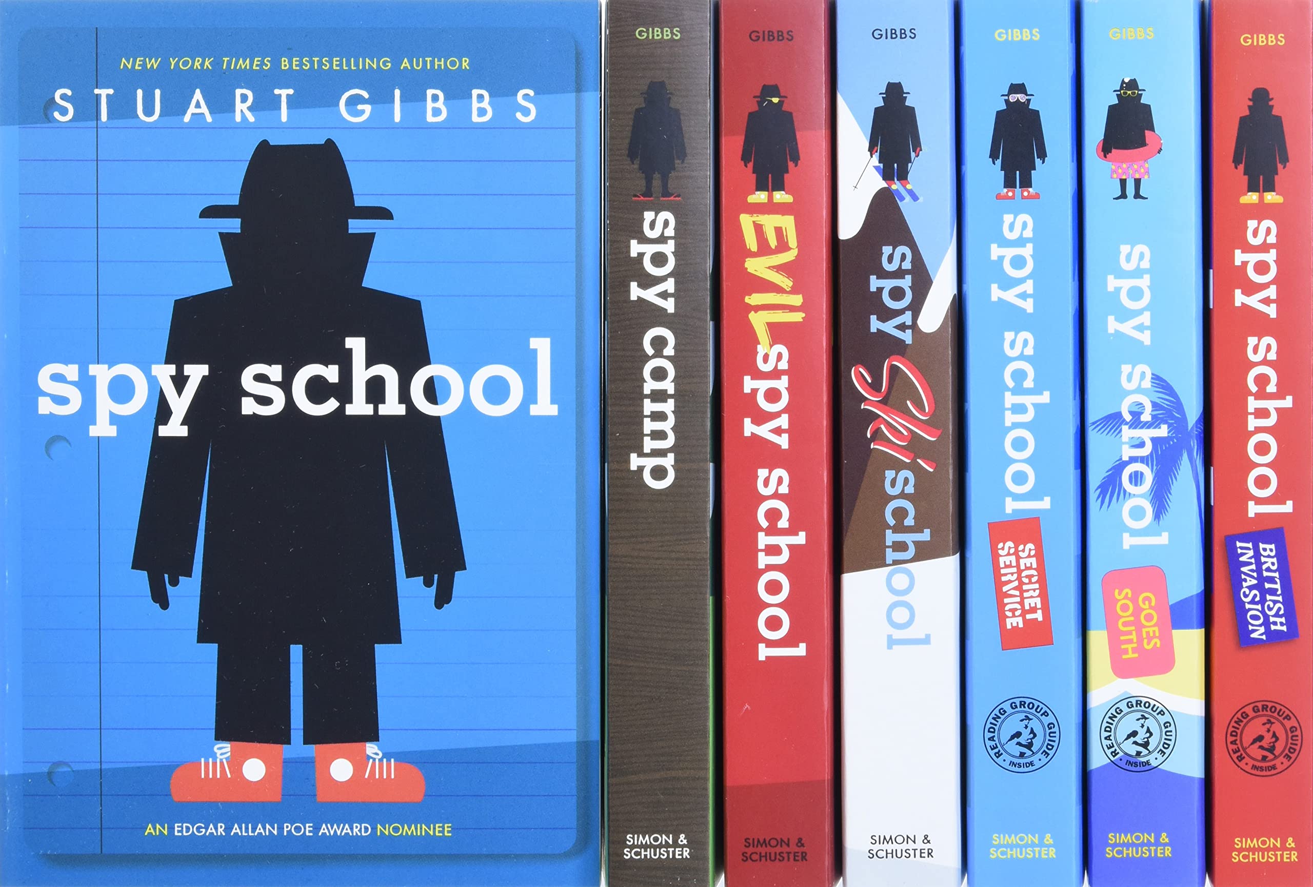 The Spy School vs. SPYDER Paperback Collection (Boxed Set): Spy School; Spy Camp; Evil Spy School; Spy Ski School; Spy School Secret Service; Spy School Goes South; Spy School British Invasion