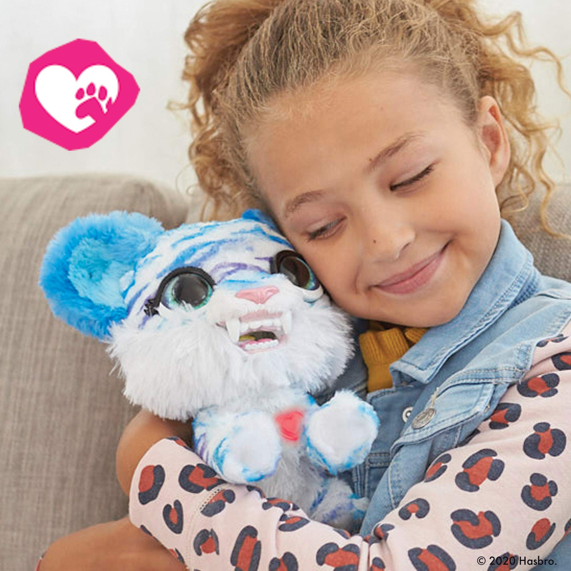 FurReal North The Sabertooth Kitty Interactive Plush Pet Toy, 35+ Sound & Motion Combinations, Ages 4 and Up