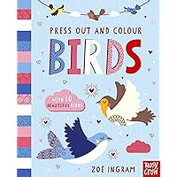 Press Out & Colour Birds Press Out & Colour Birds Board book Hardcover