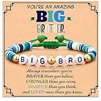 Shonyin Gifts for Big Bro Sis Girls Boys, Bracelets for Big Sister & Big Brother, Promotion Gifts, Easter Mother's Day Christmas Gifts Valentine's Day Gifts