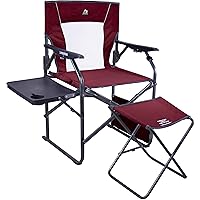 GCI Outdoor 3-Position Director's Chair with Ottoman
