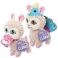 Collectible Plush Friends [Amazon Exclusive], Peacock & Baby Llama
