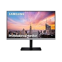 Samsung Business SR650 Series 24 inch IPS 1080p 75Hz Computer Monitor for Business with VGA, HDMI, DisplayPort, and USB Hub, 3-Year Warranty (S24R650FDN), Black (Renewed)