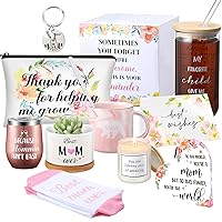 Maxcheck Gifts for Mom from Daughter Son Birthday Mom Gift Mama Bear Gift Basket Funny Mom Gift Box Set Mother Appreciation Gift Present for Women Mom Coffee Lover, 10 Pcs in Total