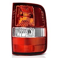 AUTOSAVER88 Tail Lights Assembly Compatible with 04-08 2004 2005 2006 2007 2008 Ford F150 F-150, Red Lens OE Replacement Taillights With Bulb Inside - Passenger Side