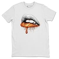 Dripping Lips 11 Retro Low Bright Citrus Design Sneaker Matching Shirt