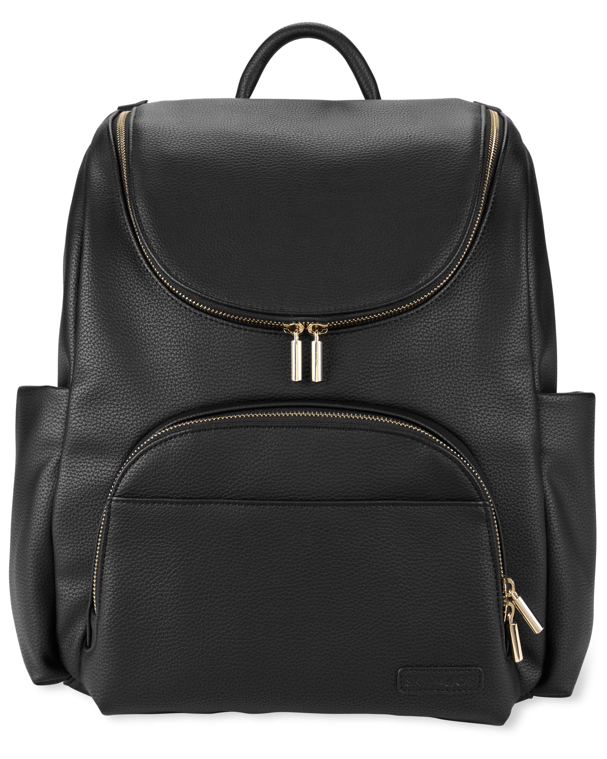 Skip Hop Diaper Bag Backpack: Evermore, Multi-Function Baby Travel Bag 6 in 1, Black