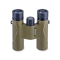 Carson Stinger 10x25mm Compact and Lightweight Binoculars (HW-025),Olive Green