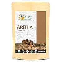 Aritha Powder 5.3 oz | 150 Gm Pure Natural Soap Nut Powder| Natural Hair Shampoo & Conditioner | Sapindus mukorossi | Excellent Hair Conditioner | From INDIA