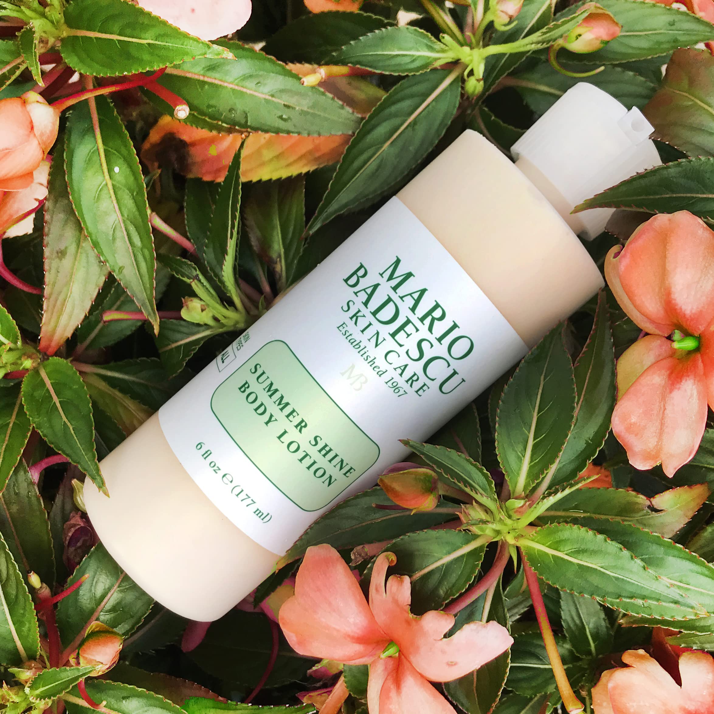 Mario Badescu Summer Shine Body Lotion Enriched with Vitamin A, Lightweight and Radiant, Non-Greasy Candlelit Glow Body Shimmer, Ideal for All Skin Types