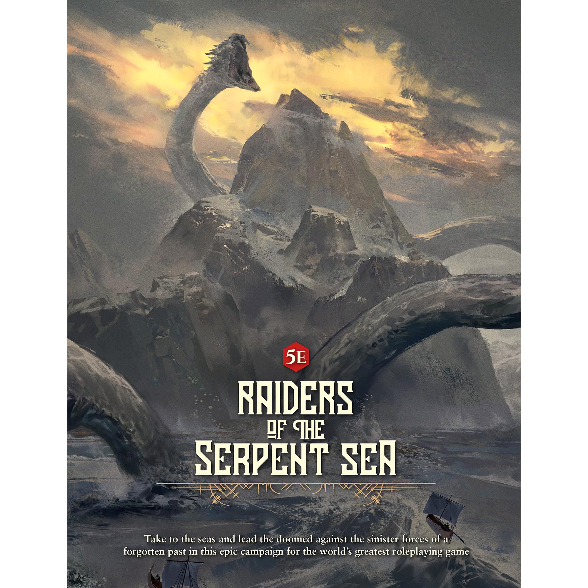 Modiphius Entertainment: Raiders of The Serpent Sea: Campaign Guide (5E) - Hardcover RPG Book, Roleplaying Game, Takes 4-6 Players from Level 1 - 16