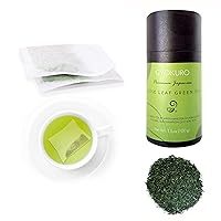 Gyokuro and Loose Leaf Tea Bags from Japanese Green Tea Co - Premium Japanese Green Tea Assortment - Non-GMO, Delicate Flavor - Ideal for Tea Lovers