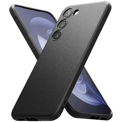 Ringke Onyx [Feels Good in The Hand] Compatible with Samsung Galaxy S23 Case 5G, Anti-Fingerprint Technology Non-Slip Enhanced Grip Smudge Proof Cover Designed for S23 Case - Black
