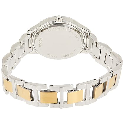 Fossil Women's ES2409 Jesse Two-Tone Stainless Steel Watch with Link Bracelet