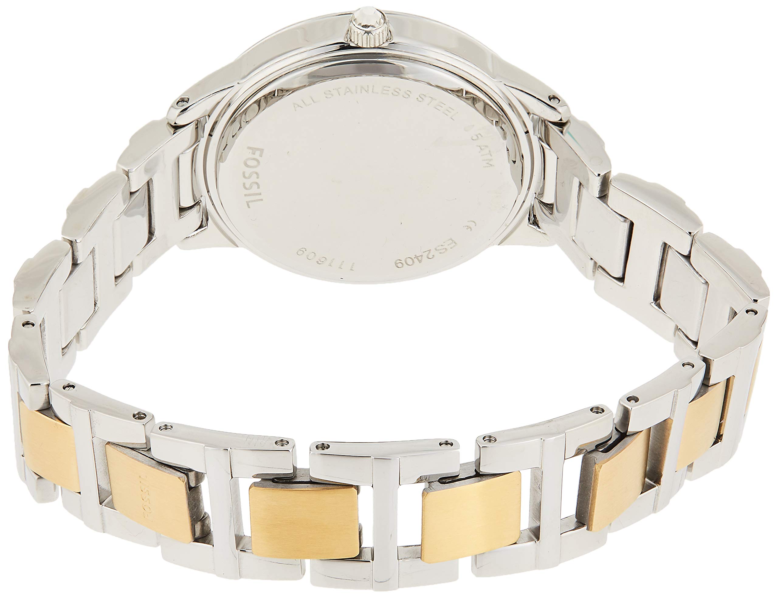 Fossil Women's ES2409 Jesse Two-Tone Stainless Steel Watch with Link Bracelet