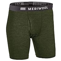 MERIWOOL Mens Boxer Briefs Merino Wool Underwear Base Layer for Men
