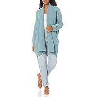 N Natori Women's Aura-Solid Rib Cardigan Length 31