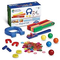 Super Magnet Lab Kit - 119 Pieces, Ages 5+, STEM ,Toys for Kindergartner, Science Learning Activities for Kids,Back to School Supplies,Teacher Supplies